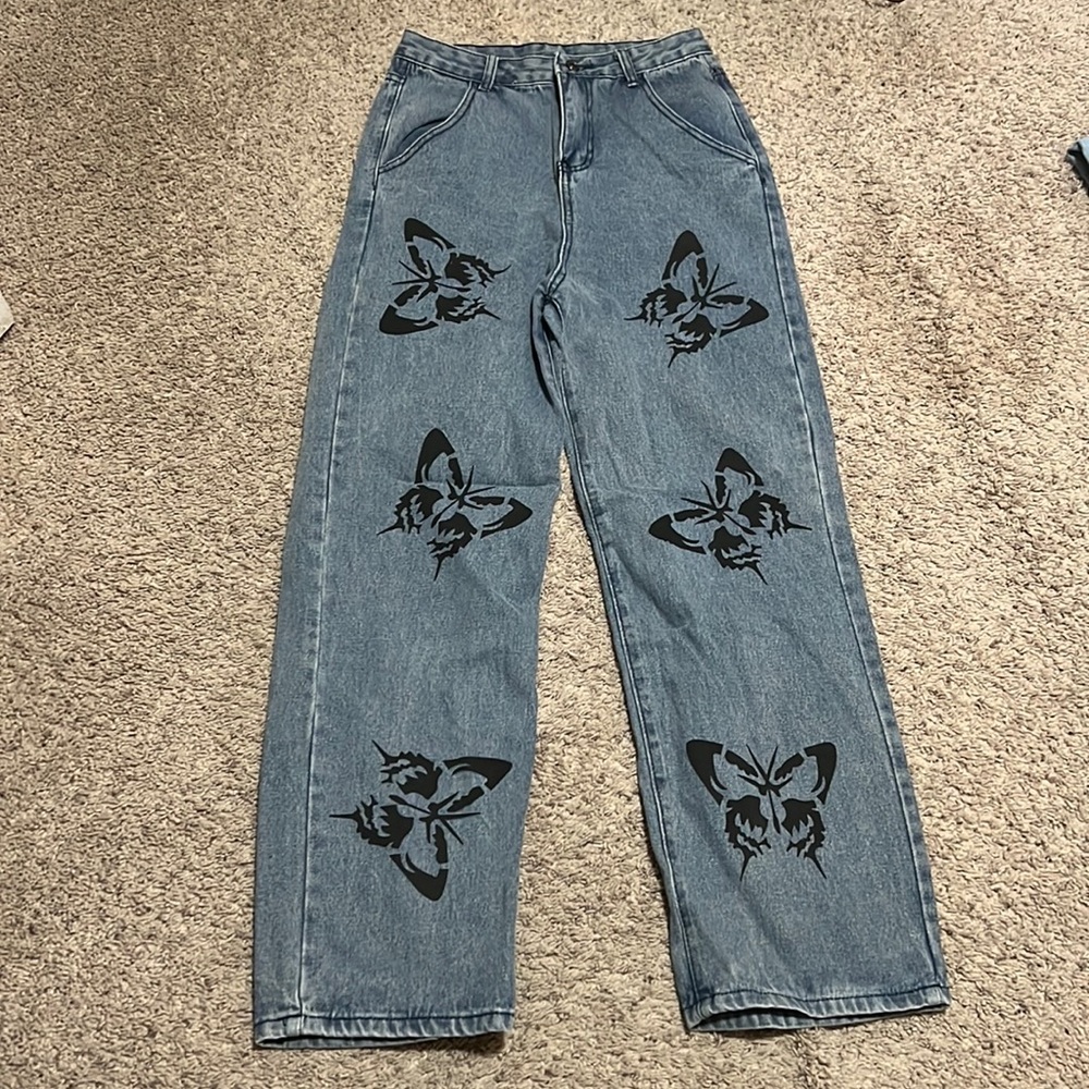 Butterfly Straight Leg Jeans